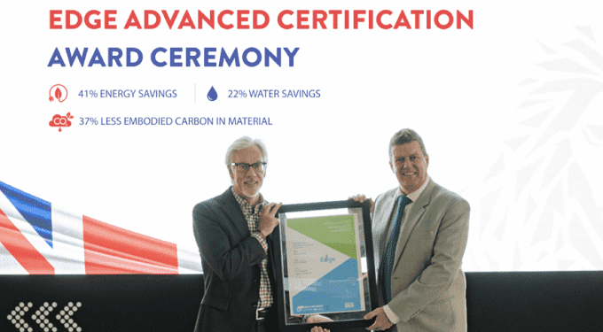 BUV achieves global EDGE green building certification