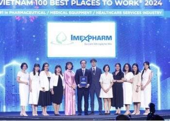 Imexpharm dẫn đầu về môi trường làm việc tốt nhất Việt Nam 2024