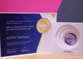 Liên đoàn Khai vấn Quốc tế vinh danh AEON Việt Nam