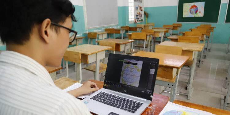 Năm học 2022-2023 tại TP.HCM: 35% số tiết dạy bằng e-learning