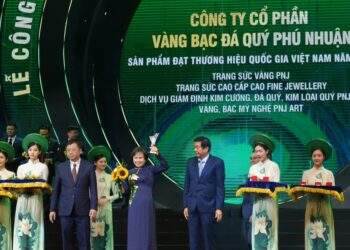 PNJ đạt Thương hiệu Quốc gia 9 lần liên tiếp