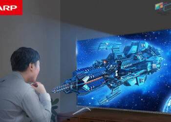Sharp Aquos TV - tuyệt tác đến từ khung hình tỉ màu