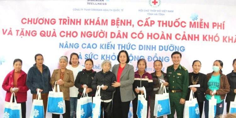 Siberian Wellness phối hợp tổ chức chương trình khám sức khỏe miễn phí tại Hà Tĩnh