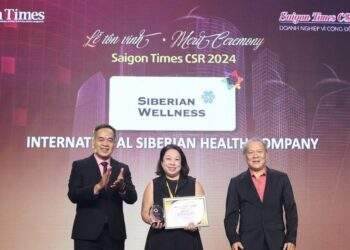 Siberian Wellness vinh dự nhận giải thưởng Saigon Times CSR 2024
