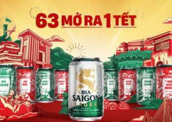 Bia Saigon Lager mời ‘mở một Tết chung’ khắp 63 tỉnh thành 