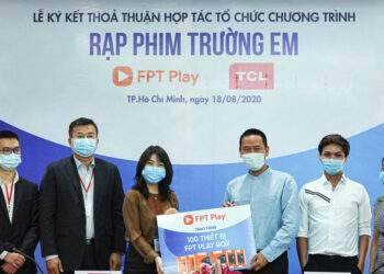 FPT Telecom và TCL Vietnam cùng khởi động 'Rạp phim trường em'