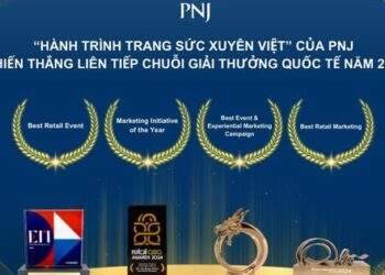 “Hành trình Trang sức xuyên Việt PNJ” liên tiếp thắng giải thưởng quốc tế