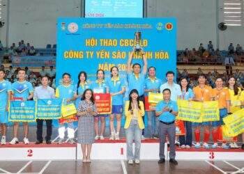 Hơn 350 vận động viên tham gia hội thao Công ty Yến sào Khánh Hòa