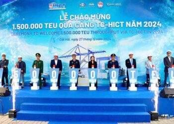 Năm đầu tiên Tân cảng Hải Phòng đón 1.500.000 TEU