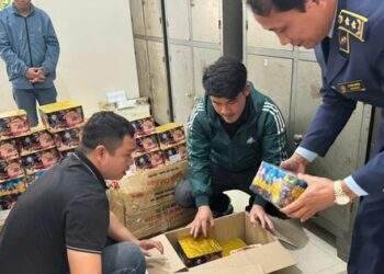Phát hiện 44,5 kg pháo hoa trái phép đang vận chuyển đi tiêu thụ