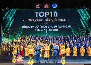 Tân Á Đại Thành được vinh danh trong "Top 10 Giải thưởng Sao Vàng đất Việt 2024"