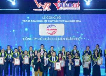 Cơ điện Trần Phú lọt Top 50 doanh nghiệp xuất sắc Việt Nam 2024