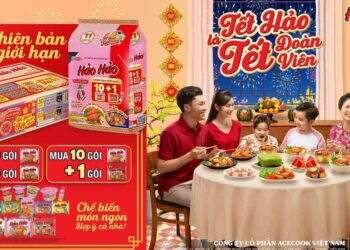 Mì Hảo Hảo tặng thêm gói, giá không đổi, phiên bản giới hạn đón Tết 2025