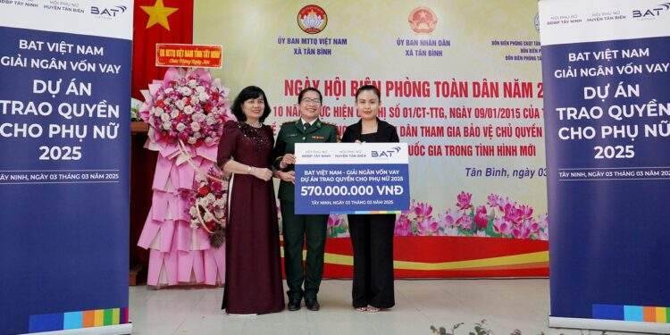 BAT Việt Nam hỗ trợ phụ nữ biên giới Tây Ninh phát triển kinh tế