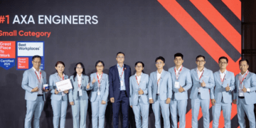 AXA Engineers ranked Vietnam's no.1 best workplace 2025 in the small business category