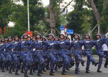 Hải Phòng hợp luyện diễu hành kỷ niệm 70 năm ngày giải phóng