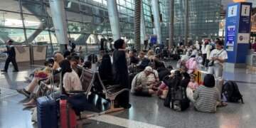 Singapore-bound travelers among thousands stranded at one of world’s busiest airports