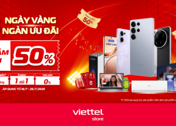 Cơn lốc giảm giá đến 50% 