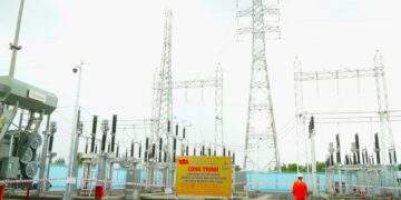 EVNSPC gắn biển công trình hơn 110 tỉ đồng tại Cần Thơ
