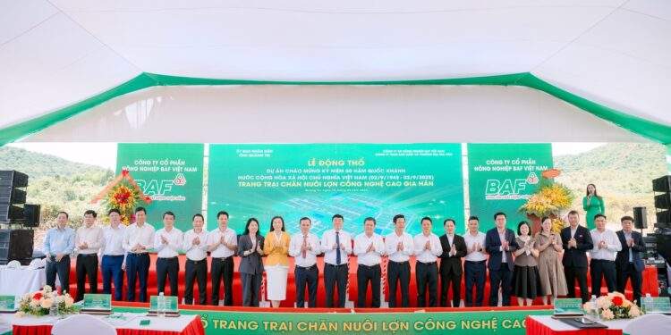 BAF động thổ trang trại nuôi heo 2.000 tỉ tại Quảng Trị