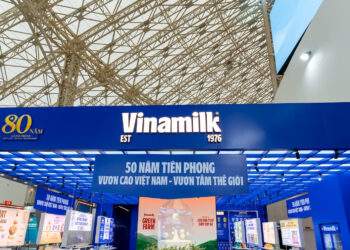 Gian hàng của Vinamilk tạo dấu ấn tại Triển lãm thành tựu đất nước