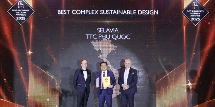 Selavia Phú Quốc khẳng định vị thế với giải thưởng danh giá tại Dot Property Award 2025