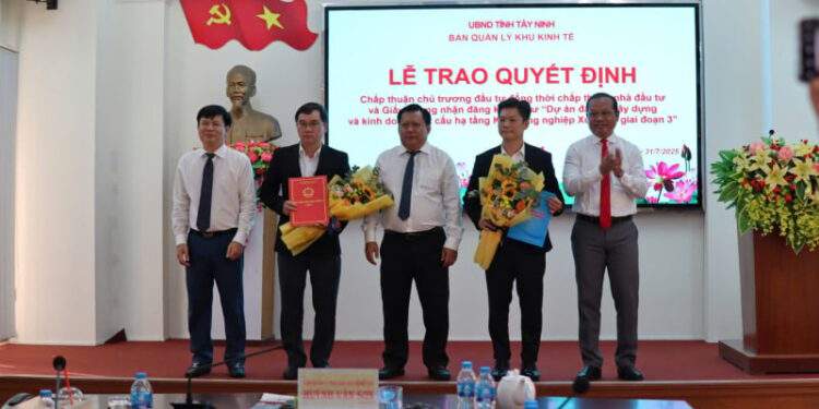 Tây Ninh chấp thuận chủ trương đầu tư Khu công nghiệp Xuyên Á giai đoạn 3, diện tích 177 ha