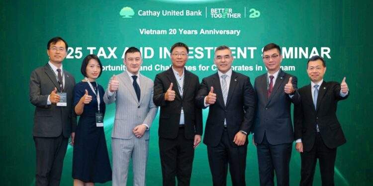 Cathay United Bank hosts Tax and Investment seminar on tariff impacts and supply chain shifts