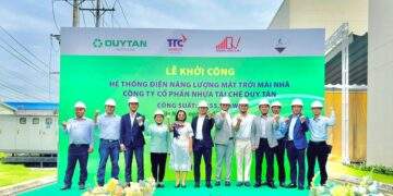 Điện mặt trời mái nhà tại DUYTAN Recycling