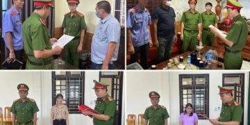 Khám xét nơi ở của Giám đốc Trần Chính Phong và kế toán Trương Thị Thúy Diệu