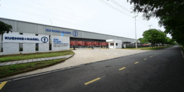 Giang Dien Industrial Park facility in Dong Nai Province, spanning 10,200 sq.m at the time of opening. Photo courtesy of Kuehne+Nagel