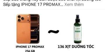 Nhãn hàng đua nhau quy đổi sản phẩm ra iPhone 17 gây sốt trên mạng xã hội