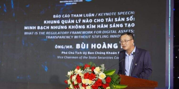 Ông Bùi Hoàng Hải, Phó Chủ tịch UBCK hé lộ số lượng đơn vị tham gia sàn giao dịch tài sản số