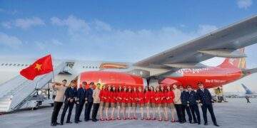 Vietjet đón tàu bay thân rộng mới, nâng đội bay lên 121 chiếc