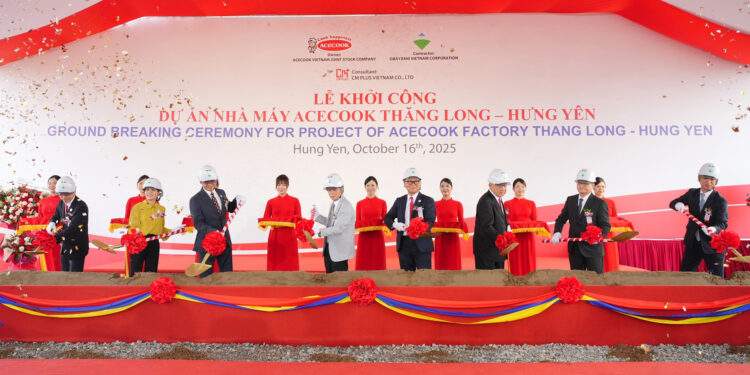 Acecook Việt Nam khởi công nhà máy Thăng Long