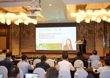 Bà Hoàng Hải Anh, Phó Chủ tịch kiêm Tổng Thư ký Hiệp hội Kinh doanh Chứng khoán Việt Nam. 