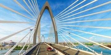 Cây cầu gần 5.000 tỷ bắc qua sông Thị Vải lập kỷ lục nhịp dài nhất Đông Nam Á: Ai đứng sau?