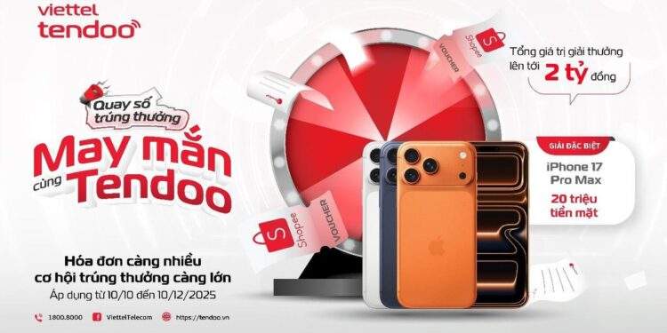 Cơ hội trúng thưởng tới 2 tỉ đồng trên nền tảng quản lý bán hàng Viettel Tendoo