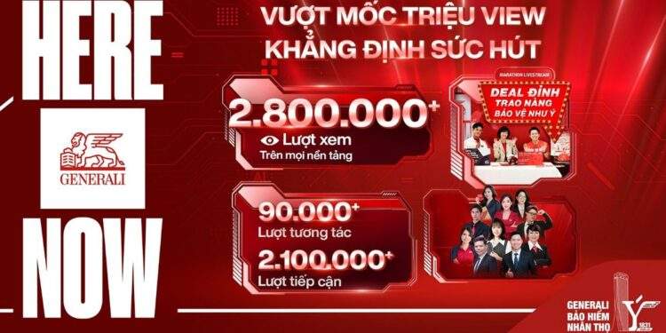 Generali Việt Nam tạo ra trải nghiệm mới với Marathon Livestream đạt gần 3 triệu lượt xem