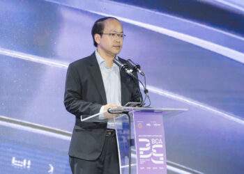 Ông Vũ Quốc Huy, Giám đốc Trung tâm Đổi mới sáng tạo Quốc gia (NIC), phát biểu khai mạc tại sự kiện.