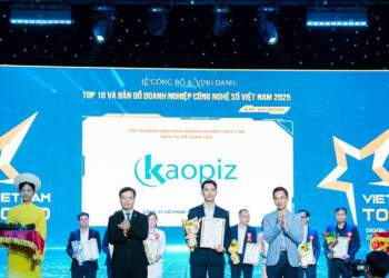 Kaopiz lập hat-trick tại Vietnam Top 10 Tech & Map 2025