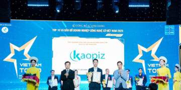 Kaopiz lập hat-trick tại Vietnam Top 10 Tech & Map 2025