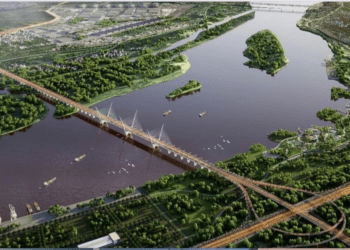 Phối cảnh cầu Thượng Cát.