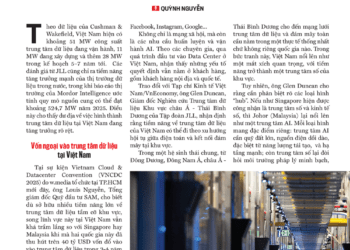 Khơi dòng vốn ngoại vào trung tâm dữ liệu tại Việt Nam - Ảnh 1