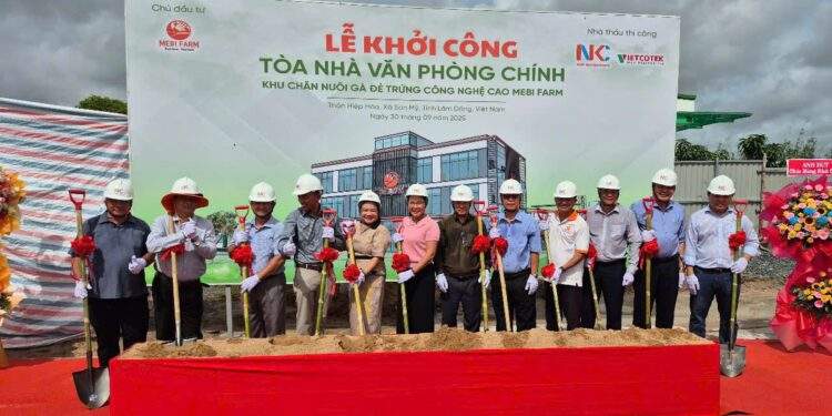 Mebi Farm khởi công tòa nhà điều hành thông minh