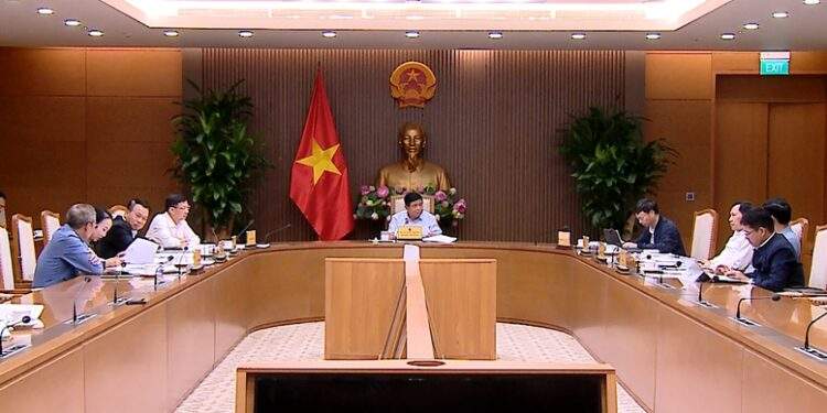 Toàn cảnh cuộc họp Đề án đẩy mạnh công tác sở hữu trí tuệ phục vụ phát triển kinh tế - xã hội trong tình hình mới - Ảnh: VGP. 