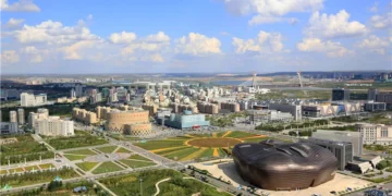 Một góc của Ordos. 