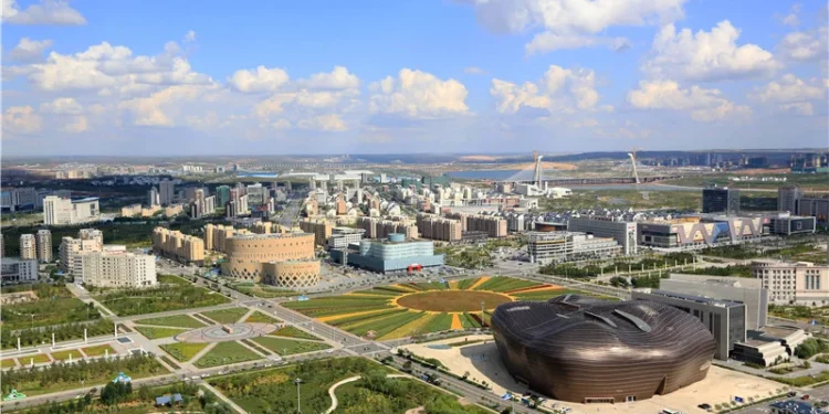 Một góc của Ordos. 