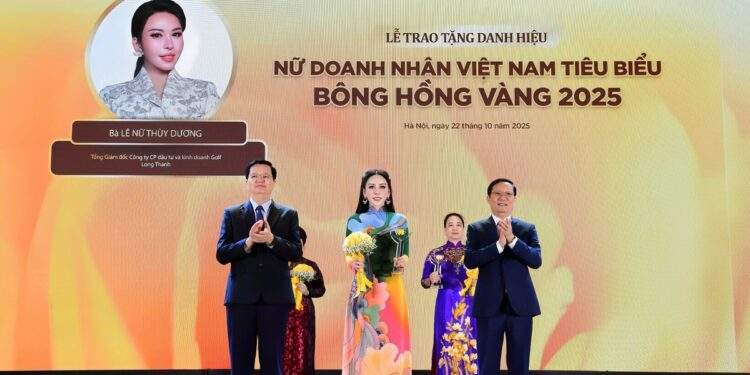 Phó chủ tịch KN Holdings đạt Top 10 Nữ Doanh nhân Việt Nam tiêu biểu 2025