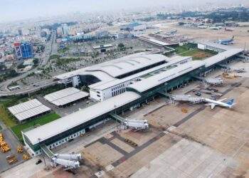 Sân bay Tân Sơn Nhất nhìn từ trên cao - Ảnh minh họa.